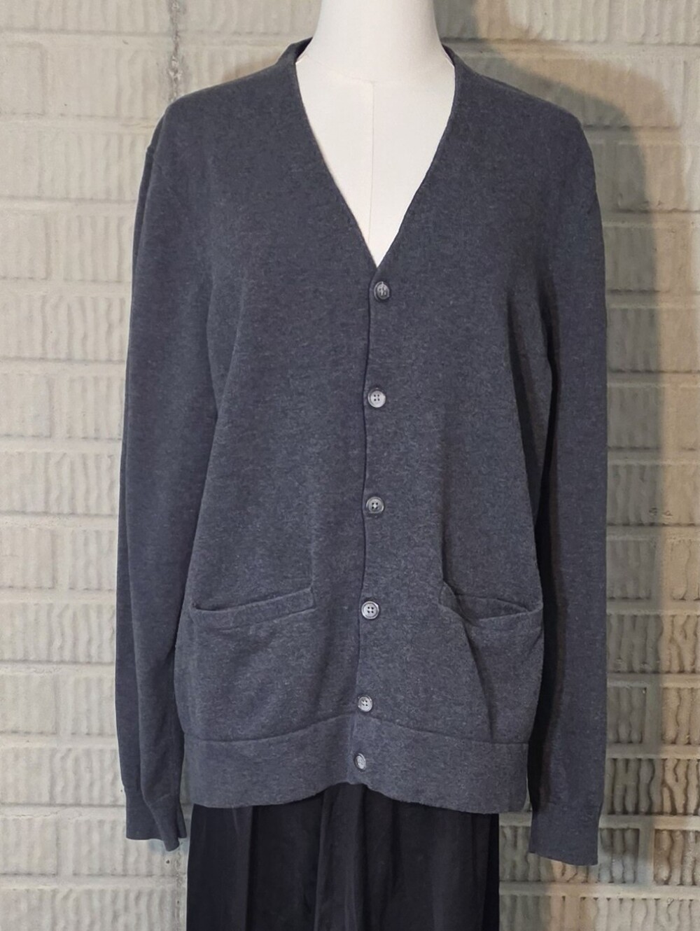 Gray Jos. A. Bank. Reserve Cardigan Men's